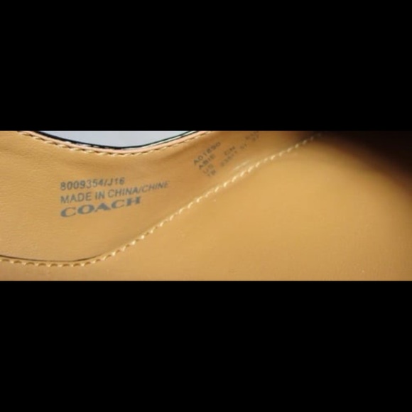 Pumps Authenticated Coach Abie Patent Black Size 7M - Picture 5 of 7